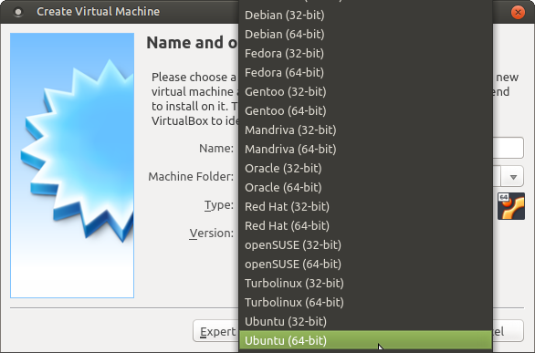 install valhalla i386 onto virtualbox 64 bit system