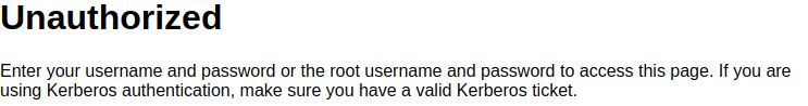 Chrome Unauthorized Message
